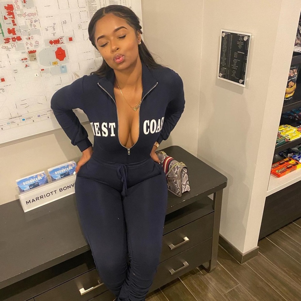 WEST COAST BLUE JUMPSUIT - WORN ONCE